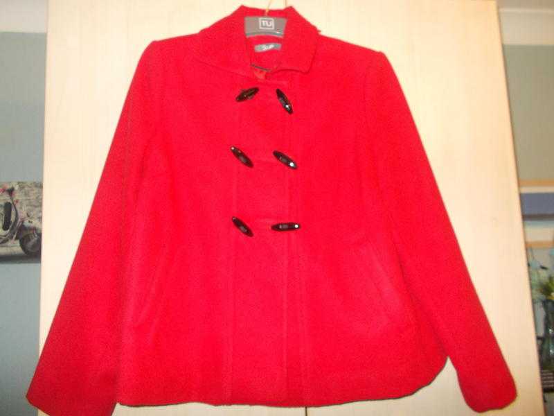 Ladies red jacket.Size 14.