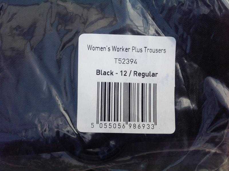 LADIES SCRUFFS WORKWEAR TROUSERS BRAND NEW