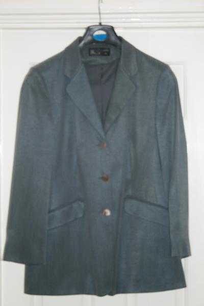 Ladies Silky Grey Skirt Suit from BHS