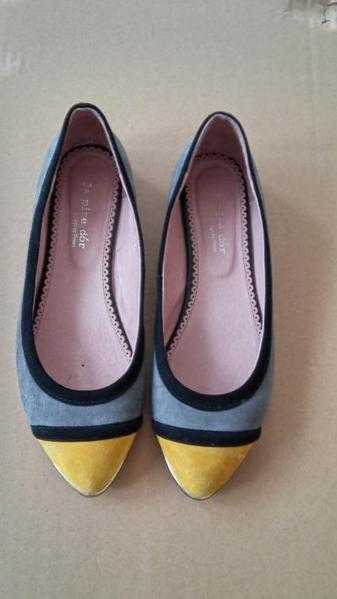 Ladies Suede flat Shoes Uk 4 (Eur 37)