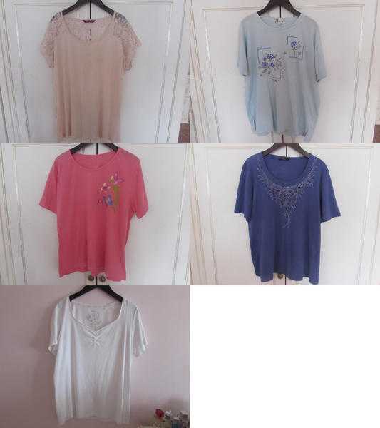 LADIES TOPS BUNDLEJOBLOT SIZE 18 EXCELLENT CONDITION BM, TU, MODA