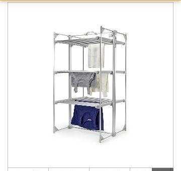 Lakeland deluxe dry soon heated airer bundle