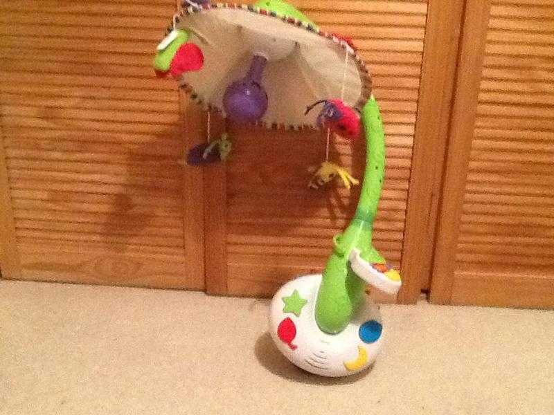 Lamaze cot mobile.