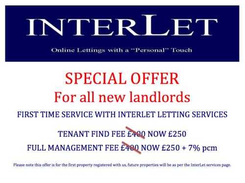 LANDLORDS REQUIRED SPECIAL OFFER