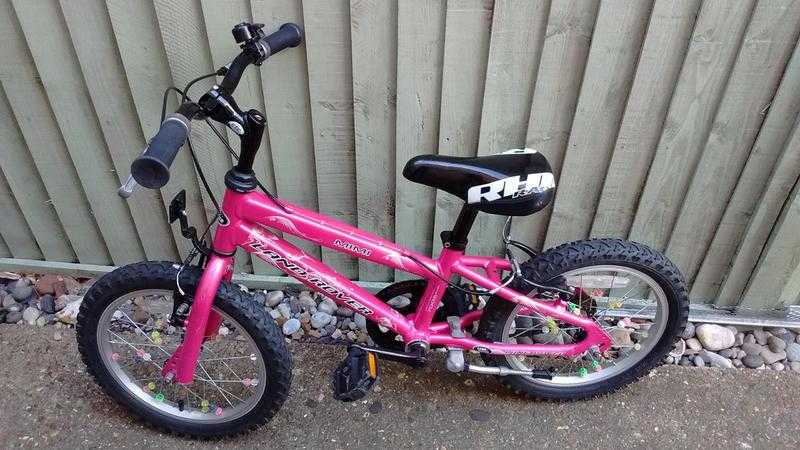 Landrover Mimi Girls Bike Pink 16 Inch Wheels