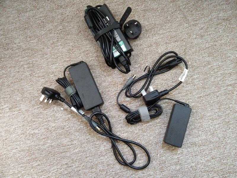 Laptop chargers - Genuine Lenovo and Dell chargers