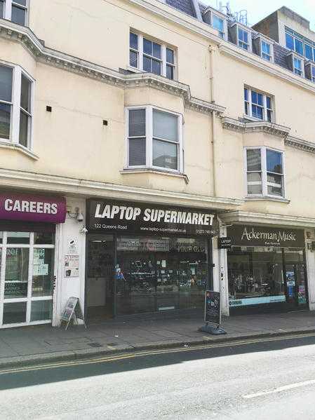 Laptop Repair in Brighton near the Clock Tower