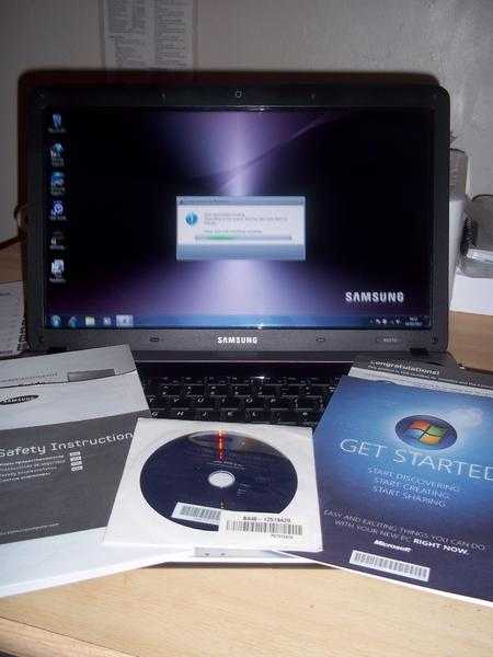 Laptop - Samsung Windows 7 Excellent condition only - 120. O.N.O Smooth,silent running programmes.