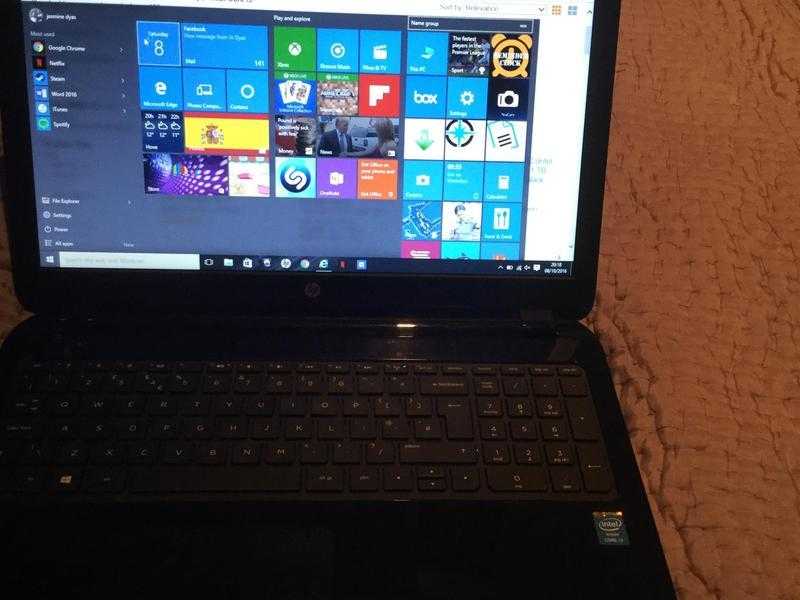 Laptop. Year old hardly used . Hp Intel core 13