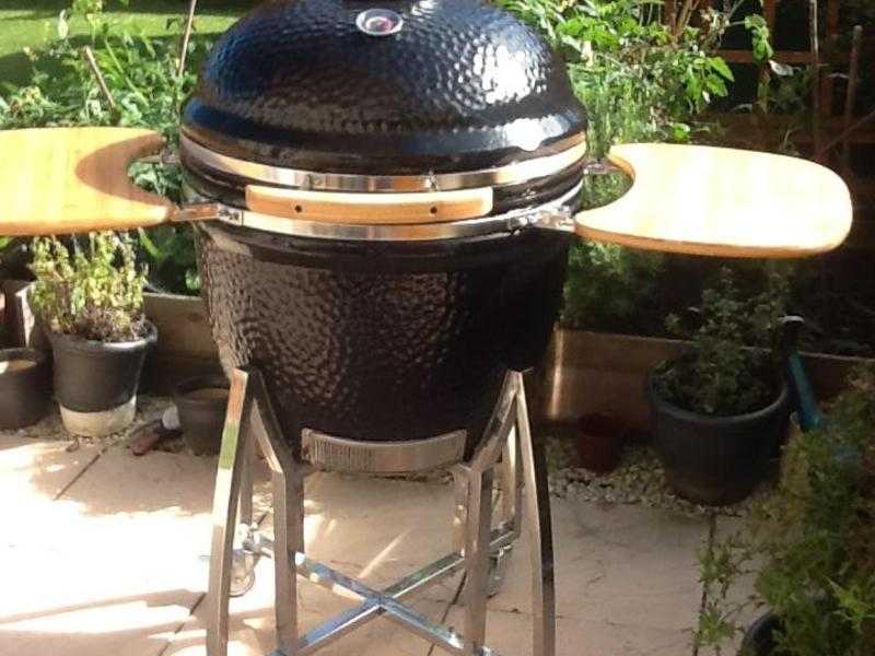 Large 23.5 inches Ceramic Kamado BBQ Grill