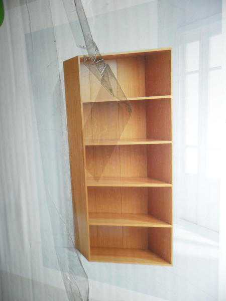 Large Book  Shelving Unit  5 Tier   5 Foot Tall