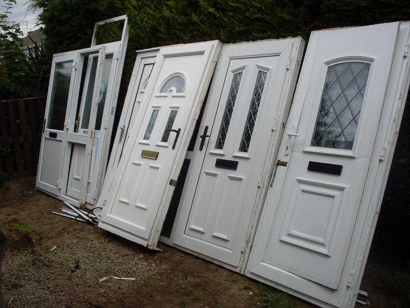 large bundle of upvc doors