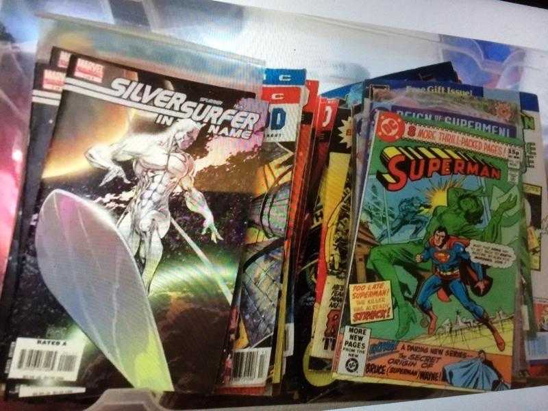 Large collection of comics