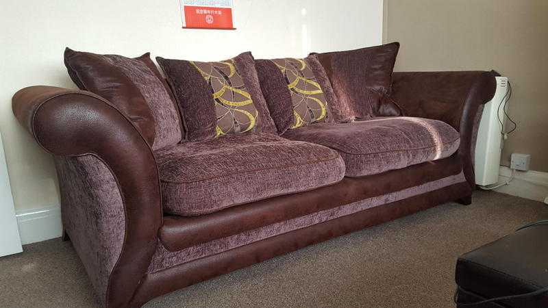 Large comfy sofa with removable arms