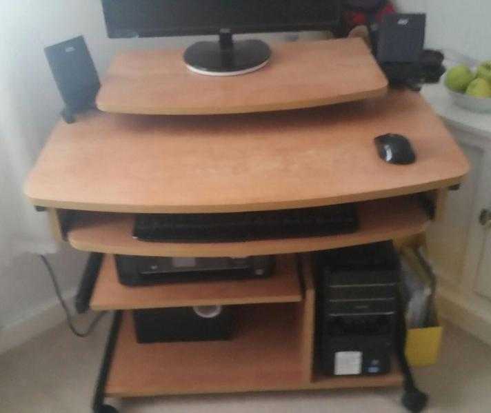 Large computer table
