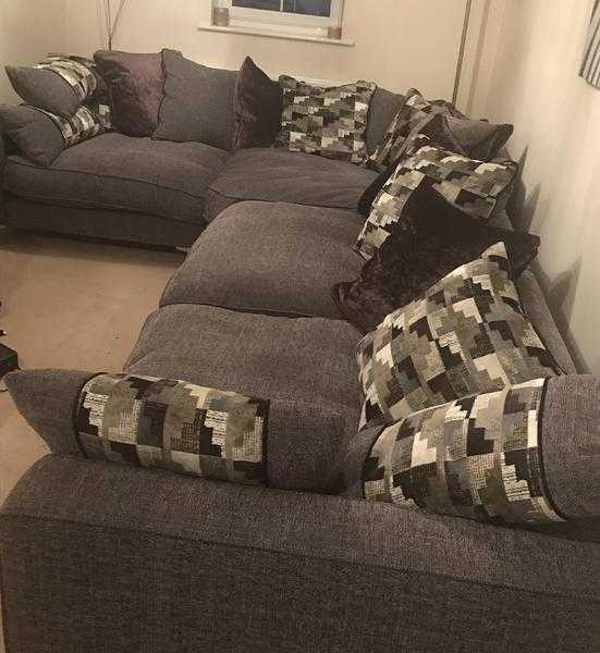 Large corner sofa - hardly used