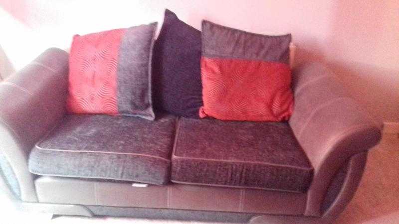 Large dfs corner couch and 2 seater