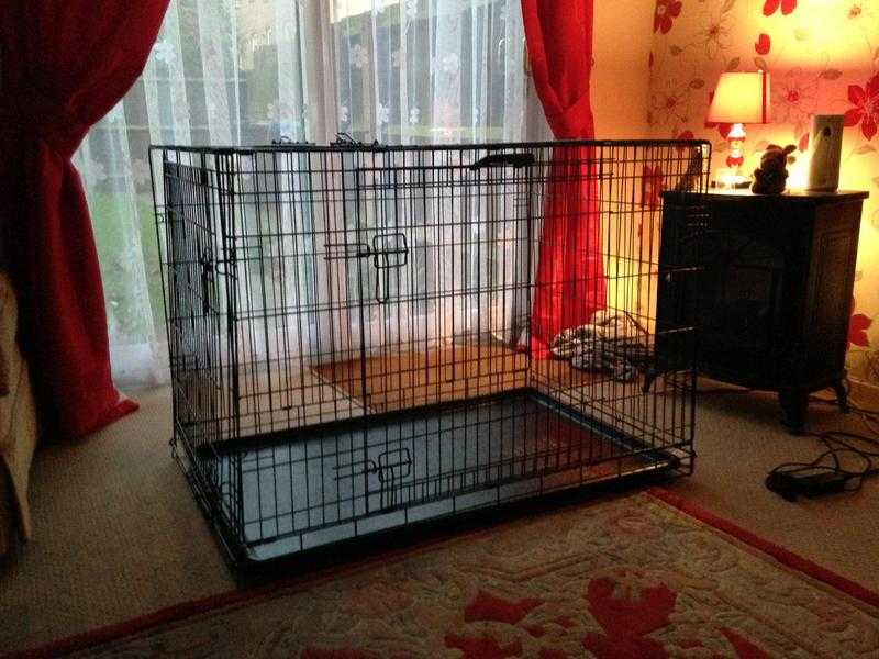 large dog cage