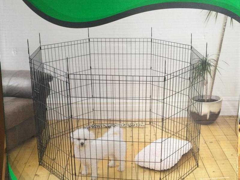 Large dog play pen