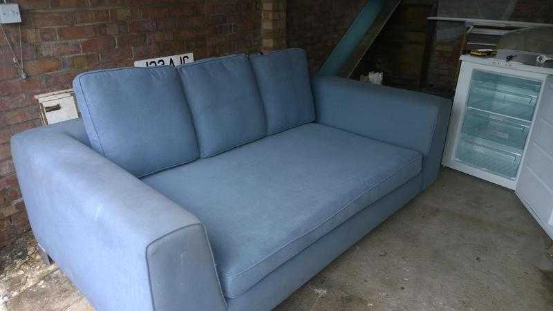 large fabric sofa