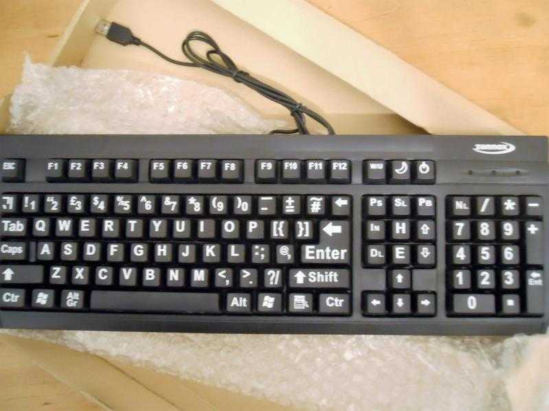 LARGE FONT KEYBOARD - USB