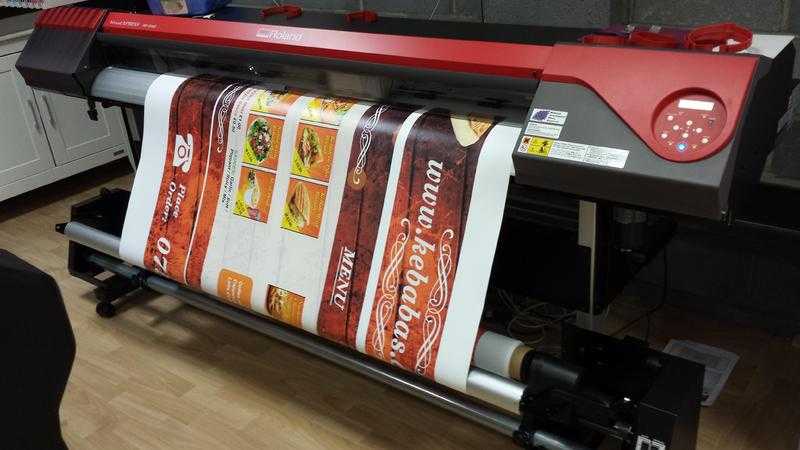 Large format printing services across the full UK