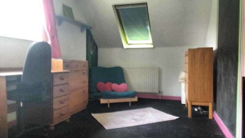 Large fully furnished double room in spacious shared detached house with large garden and drive