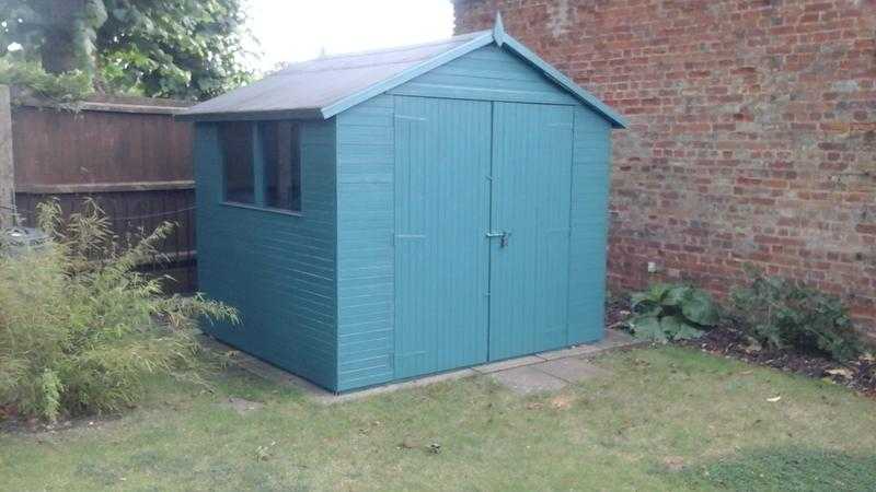 Large garden storage shed