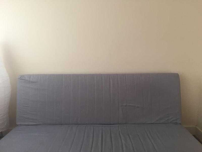 Large grey sofa bed