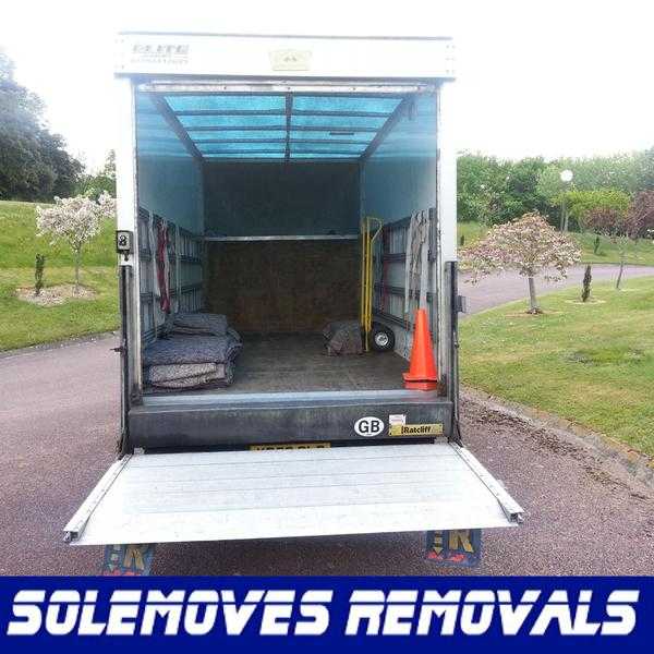 Large Luton van available with tail lift for all you man and van needs including home removals