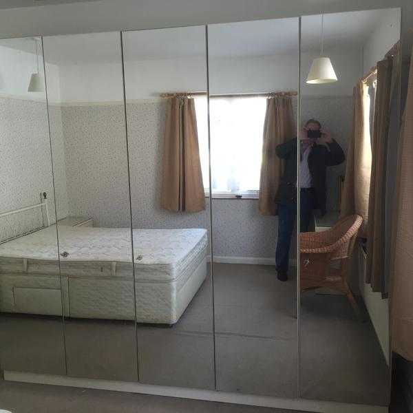 Large Mirrored Wardrobe