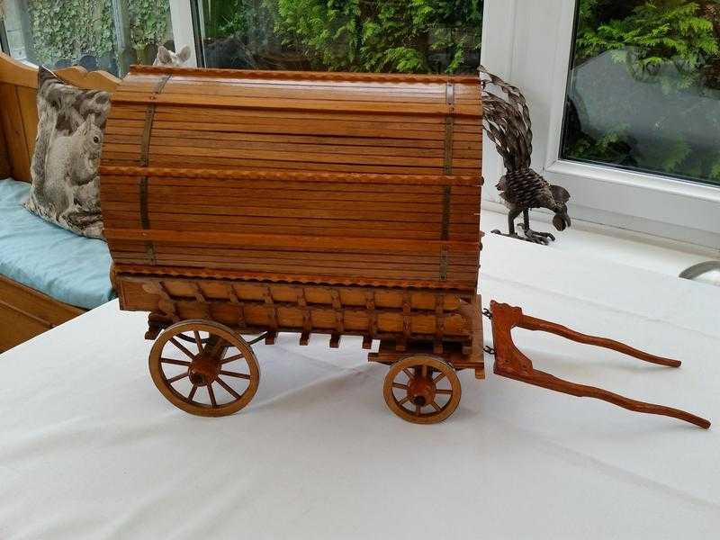 Large Model Handmade GypsyRomany Bowtop Caravan