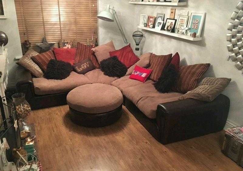 Large SCS corner sofa settee