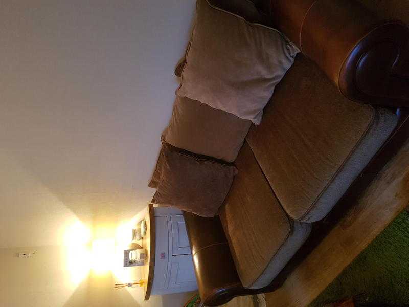 large sofa and arm chair set