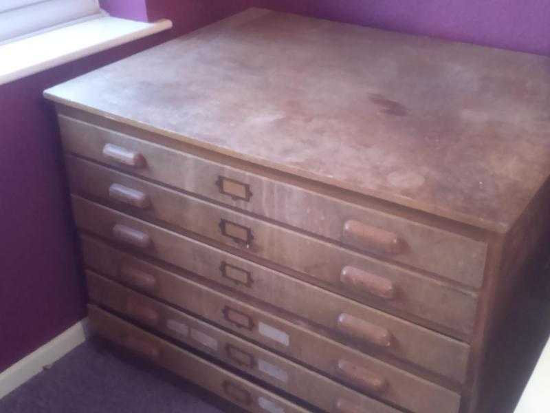 Large Storage Drawers - originally used by Draughtsmen for Plans