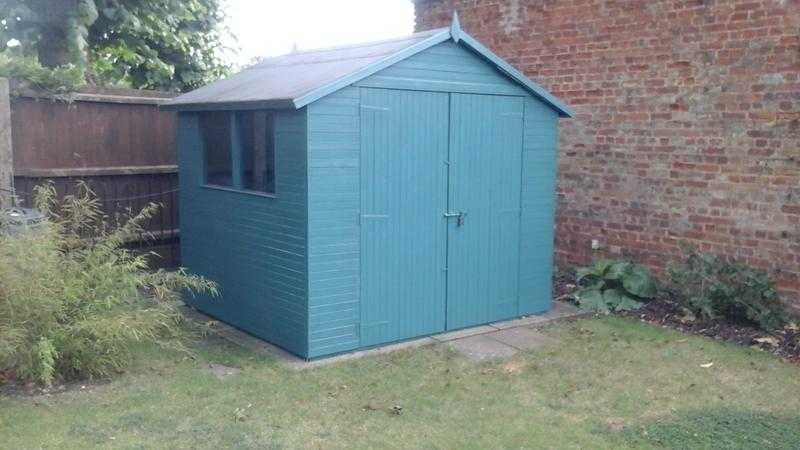 Large timber storage shed