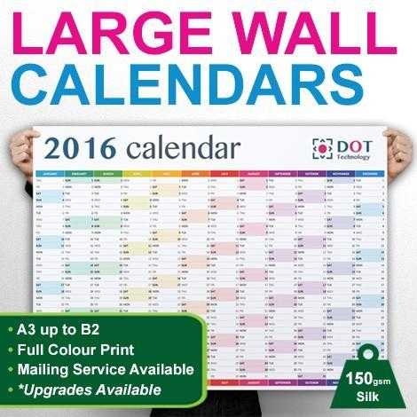 Large Wall Calendars Printing