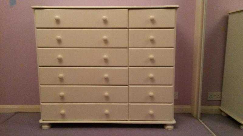 Large white Chest of Draws