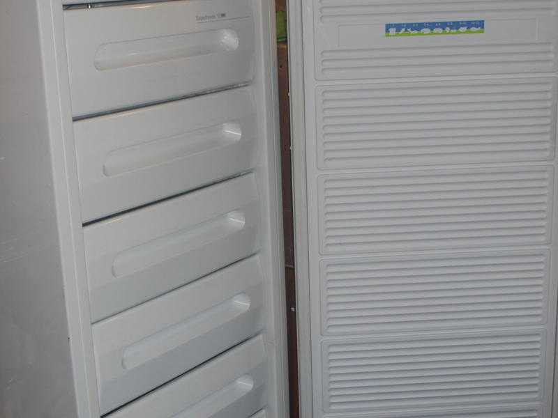 Large White Upright Freezer