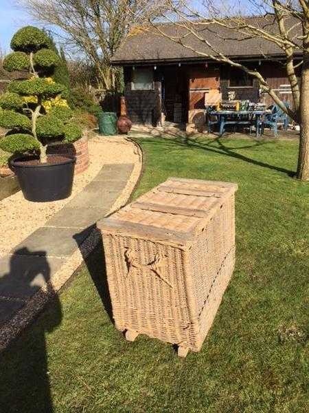 Large Wicker Trunk