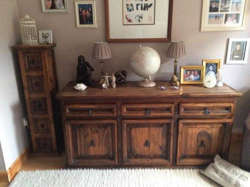 Large wood sideboard