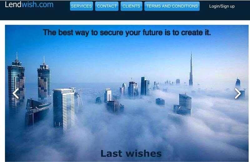 last will management in lendwish.com