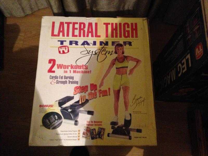 Lateral thigh trainer system