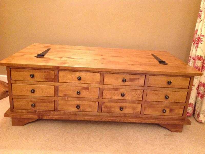 Laura Ashley12 drawer coffee table