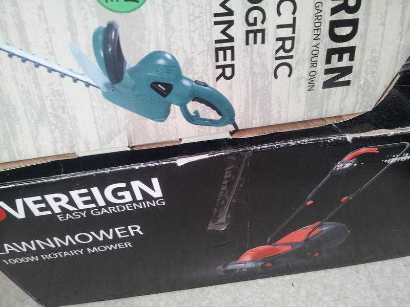 LAWNMOWER AND HEDGE TRIMMER