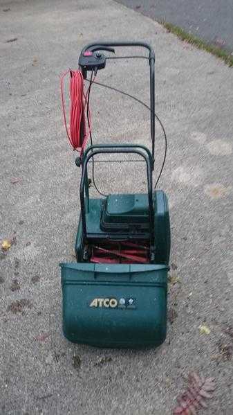 lawnmower Atco powered mower