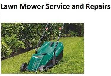 Lawnmower repairs and servicing. Gardening tools sharpening. Lawn mower service.