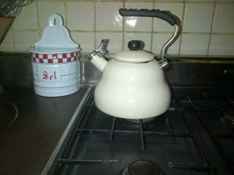 Le039Xpress cream hob stove cooker top whistling kettle in cream