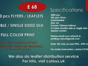 Leaflet distribution Services