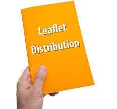 Leaflet, flyer, newspaper, catalogue distributiondelivery service now from only 401000